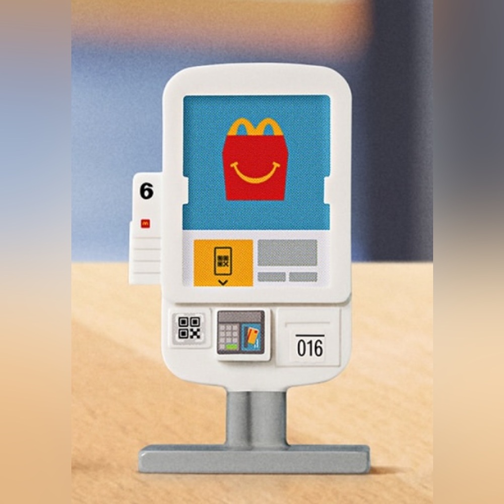 McDonald's Lil McDonald's Kiosk Toy Mini Ordering Screen